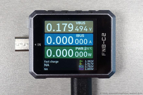 
                            Обзор USB Type-С тестера FNIRSI FNB-C2
            
            
            
                    